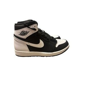 *New* Men's Jordan 1 Retro High OG Black/White-White - Size 10